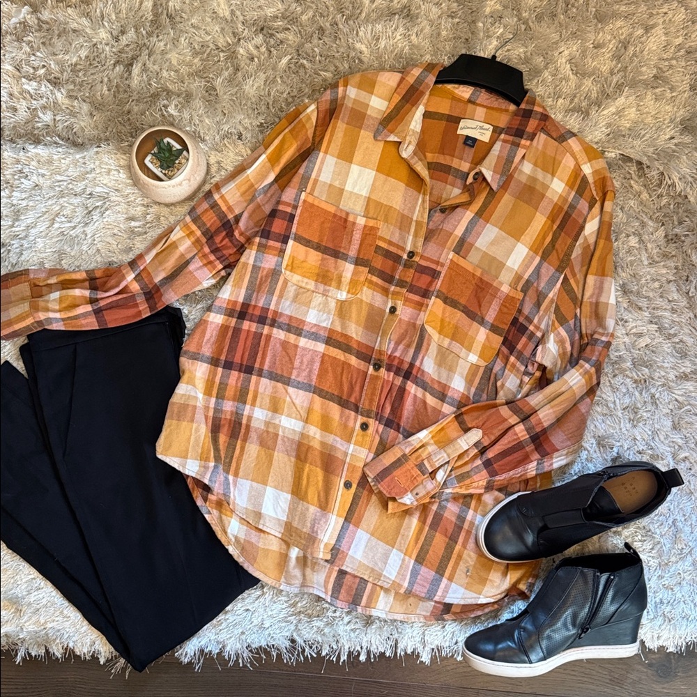 EUC Target Universal Thread Autumn Plaid Shirt XXL